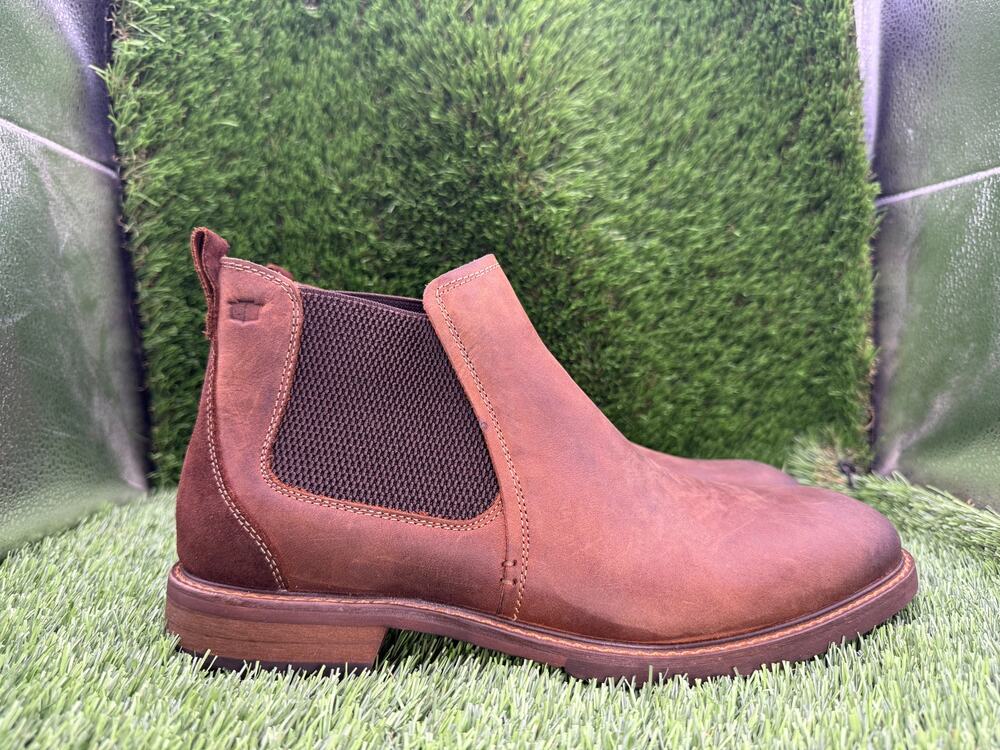 Florsheim Chalet Gore 11964-215 Chelsea Boot Men's 8M Brown Suede Leather Ankle